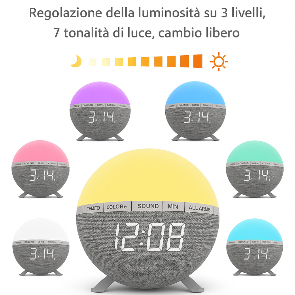 Sveglia Digitale Intelligente con Funzioni Extra
